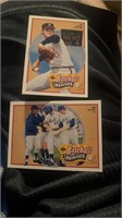 2 Cards Lot Upper Deck Baseball heroes: 1968 Victo