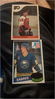 2 Cards Lot: Peter Zezel and Sabers