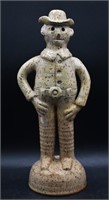 Hugh Bailey Stoneware Art Pottery Cowboy Figure