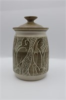 Signed Art Pottery Canister