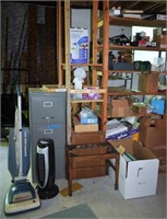 Storage Room Shelf Contents - Filing Cabinet, Vac+
