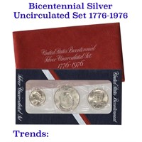 1776-1976 Bicentennial Silver Uncirculated set, th