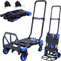 SEALED - 2-in-1folding Hand Truck,330LB Capacity F