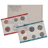 1968 United States Mint Set, 10 Coins Inside! No O