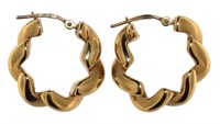 14kt Gold Quality Hoop Earrings
