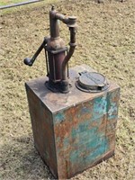 Antique Magnolia Oil Pump for Gas Station