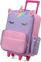 USED-VASCHY 18" Unicorn Rolling Luggage