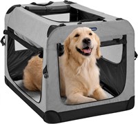 Veehoo 3-Door Foldable Dog Crate 36