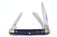 Hen & Rooster 303BLPB Blue Pickbone Stockman Knife