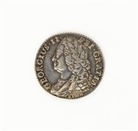 Coin 1745 Great Britain Shilling in Very Fine