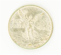 Coin 1921 Mexico DOS PESO in Almost Unc.