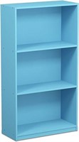Furinno 99736LBL Basic 3-Tier Bookcase Storage She