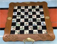 Table top Asian style chess set