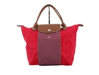 Longchamp Magenta & Purple Handbag