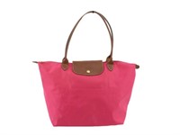 LONCHAMP Pink Nylon Shoulder Bag
