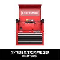 $269  CRAFTSMAN CFT 26-IN 4 Drwr OT Chest -Red