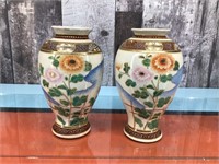 Signed Japanese vases