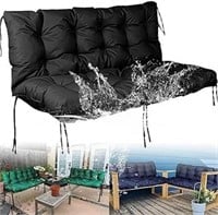 AHWEKR Porch Swing Cushions, Waterproof Bench Cush