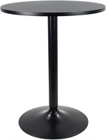 ULN - KKTONER 23.6 Round Bar Table Black
