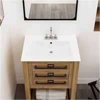 MEJE 24x18 3-Hole Vanity Top Sink