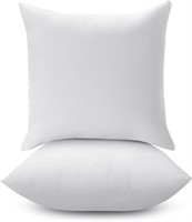 2-Pack 18x18 White Pillow Inserts
