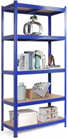 Blue Folding Bookshelf 59H