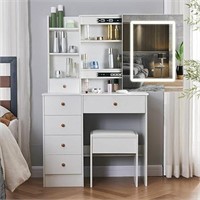 USED - Vanity Desk Makeup Dressing Table with LED