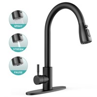 WFF4154  GPED Pull Down Kitchen Faucet Single Han