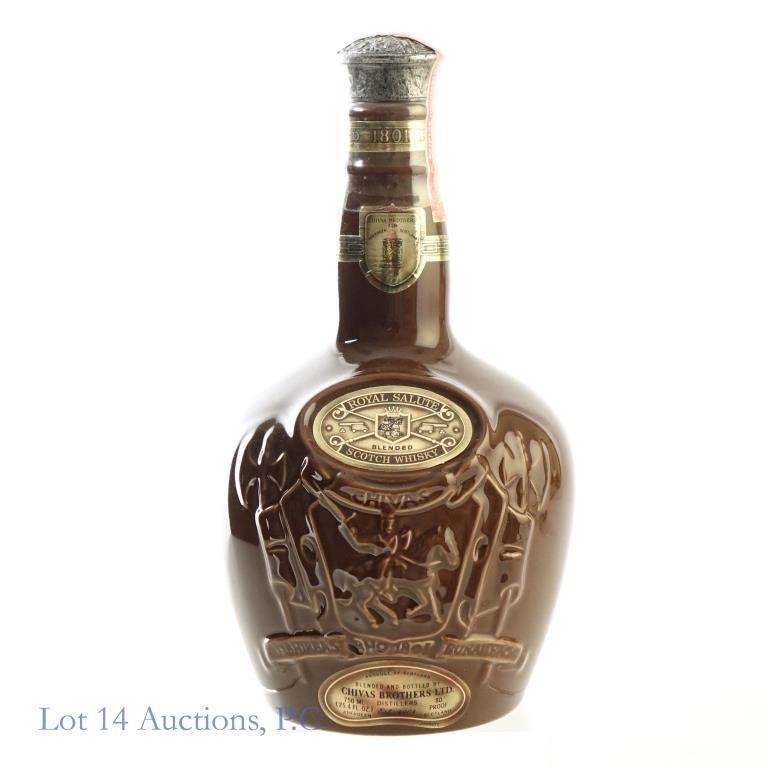 Royal Salute Blended Scotch Spode Bottle*