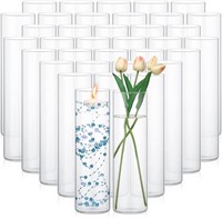 B9600  Glass Cylinder Vases 12 x 3.35 Inch