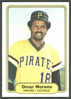 Vintage Omar Moreno Pittsburgh Pirates