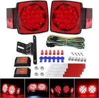 WFF4296  LED Trailer Lights Kit 12V Red Tail Ligh