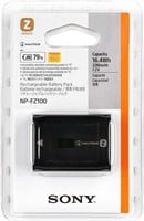 $78  Sony NPFZ100 Battery for Alpha A7, A9 Black