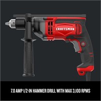 $63  CRAFTSMAN 1/2-in 7-Amp Corded Hammer Drill