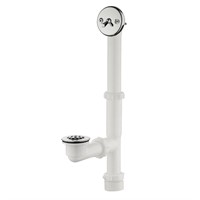 $32  1-1/2 in. White Poly Pipe Bath Waste Drain
