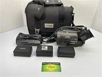 Canon ES3000 Video Camera With Batteries and