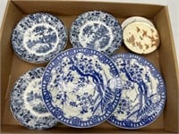 Blue and White Decorative Plates