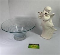 Angel Decor & Decorative Bowl