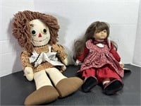 Raggedy Anne Style doll and other