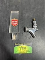 Lone Star Beer Tap Handle and Spout
