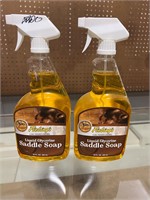 2 SPRAY BOTTLES OF LIQUID SADDLE SOAP