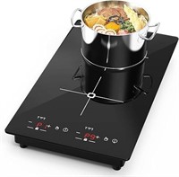 VBGK Double Induction Cooktop, 12 Inch Portable In