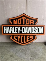 Original Harley Davidson light box embossed lens