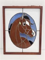 STAINED GLASS HORSE - 11.75" X 14.75"