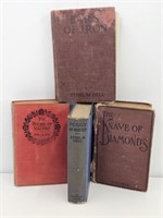 4 OLD BOOKS - 1910-16-18-28
