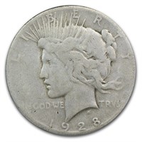 1928 Peace Dollar Good