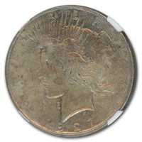 1927-D Peace Dollar AU-58 NGC