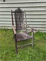 Vintage hand made stick chair