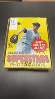 1980 Topps Superstars Jumbo 48ct Photo Cards NEW