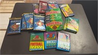 19 Packs of assorted 90s Sports Cards